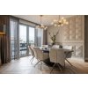 Jedálenský stôl Luxor hnedý oválny 235