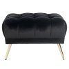 Pouffe & Footstool Huxley antracitový zamat