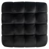 Pouffe & Footstool Huxley antracitový zamat