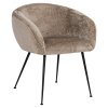 Jedálenská stolička Ruby taupe chenille