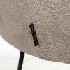 Jedálenská stolička Ruby taupe chenille