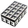 Úložný box Licia čierna/biela