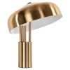 Stolová lampa Linzy, brúsená zlatá