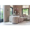 Pouffe & Footstool Lexie greige 45Ø