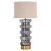 Stolová lampa Jaylee čierna/biela
