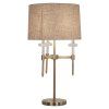 Stolová lampa Josie, brúsená zlatá