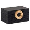 Úložný box Amal čierno/zlatý malý