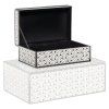 Úložný box Feliz čierno-biely malý