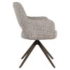 Jedálenská stolička Ginerva, otočná, earth tweed