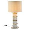 Stolová lampa Celinae biela vrátane tienidla
