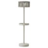 Vonkajšia stojaca lampa Lunar light béžová