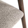 Jedálenská stolička Mihara mocca, elegantná, nehorľavá