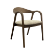Jedálenská stolička Mihara mocca, elegantná, nehorľavá