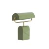 Stolová lampa 35x15,5x38 cm CARDONA svetlozelená+zlatá