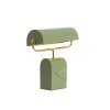 Stolová lampa 35x15,5x38 cm CARDONA svetlozelená+zlatá
