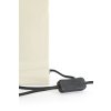 Stolová lampa 35x15,5x38 cm CARDONA krémová+nikel saténová