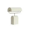Stolová lampa 35x15,5x38 cm CARDONA krémová+nikel saténová