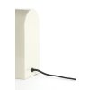 Stolová lampa 35x15,5x38 cm CARDONA krémová+nikel saténová