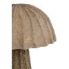 Stolová lampa Ø36x48 cm CHRISTIO textúra tmavosivá