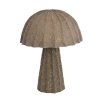 Stolová lampa Ø36x48 cm CHRISTIO textúra tmavosivá