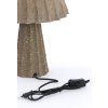 Stolová lampa Ø29x37 cm CHRISTIO textúra tmavosivá