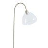 Stojaca lampa 47x28x160 cm BISHO sklo číre+krémové
