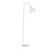 Stojaca lampa 47x28x160 cm BISHO sklo číre+krémové