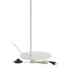 Stojaca lampa 47x28x160 cm BISHO sklo číre+krémové