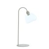 Stolová lampa 31,5x20x61 cm BISHO sklo číre+krémové
