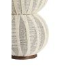 Hurricane Ø31x64 cm ARBORE ľanová hnedá + drevo tmavohnedá